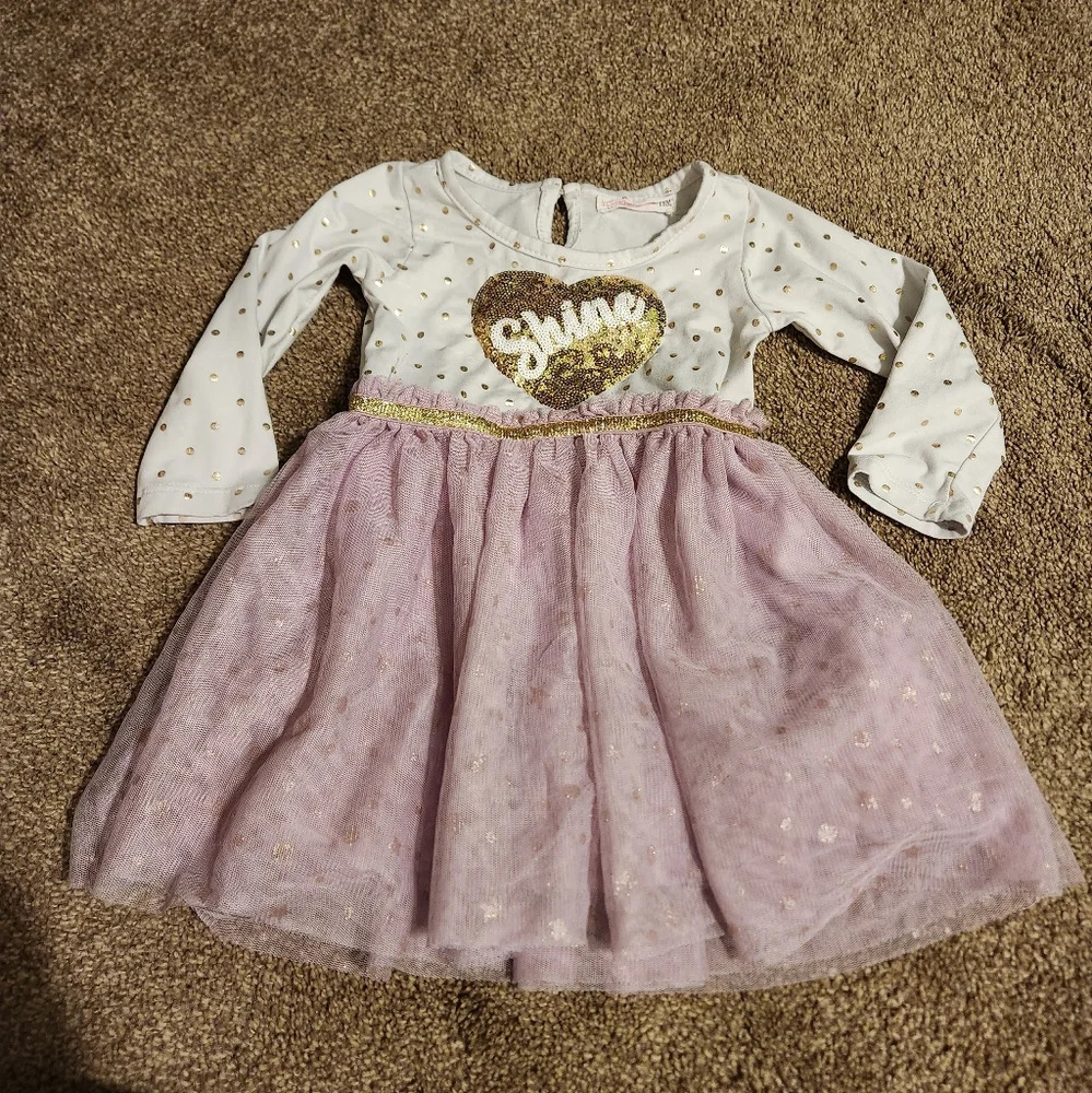 💓 3/$15 Young Hearts 18 Months Long Sleeve Dress - Picture 5 of 5